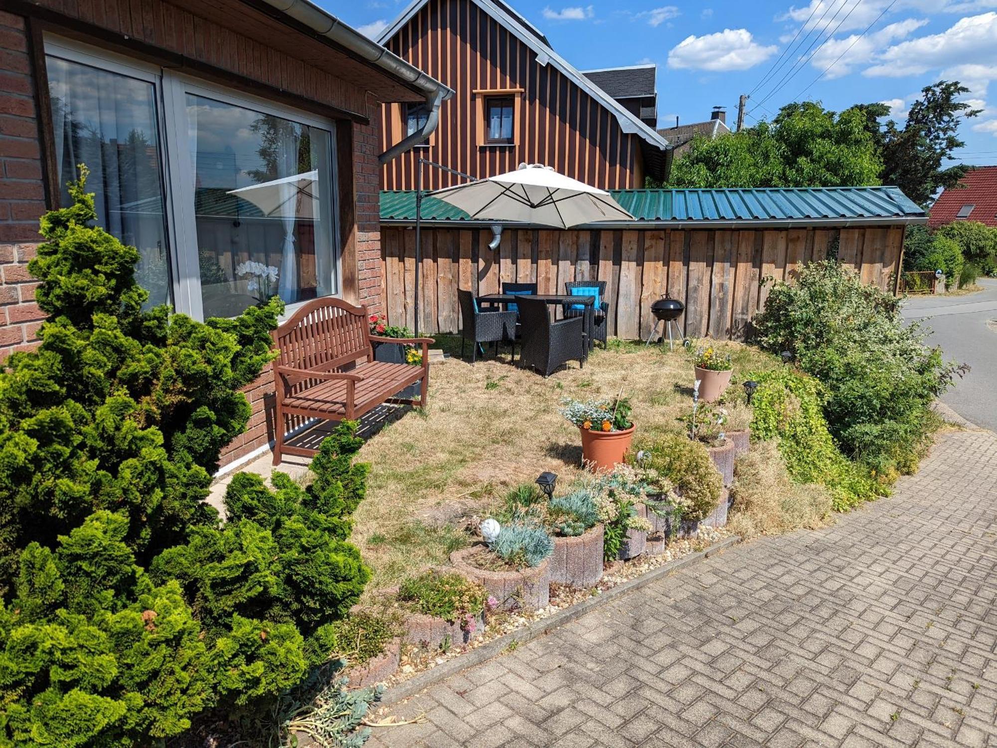 W4 - Urlaubsmagie- Pool, Terrasse, Barbecue Apartment Lichtenhain  Exterior photo