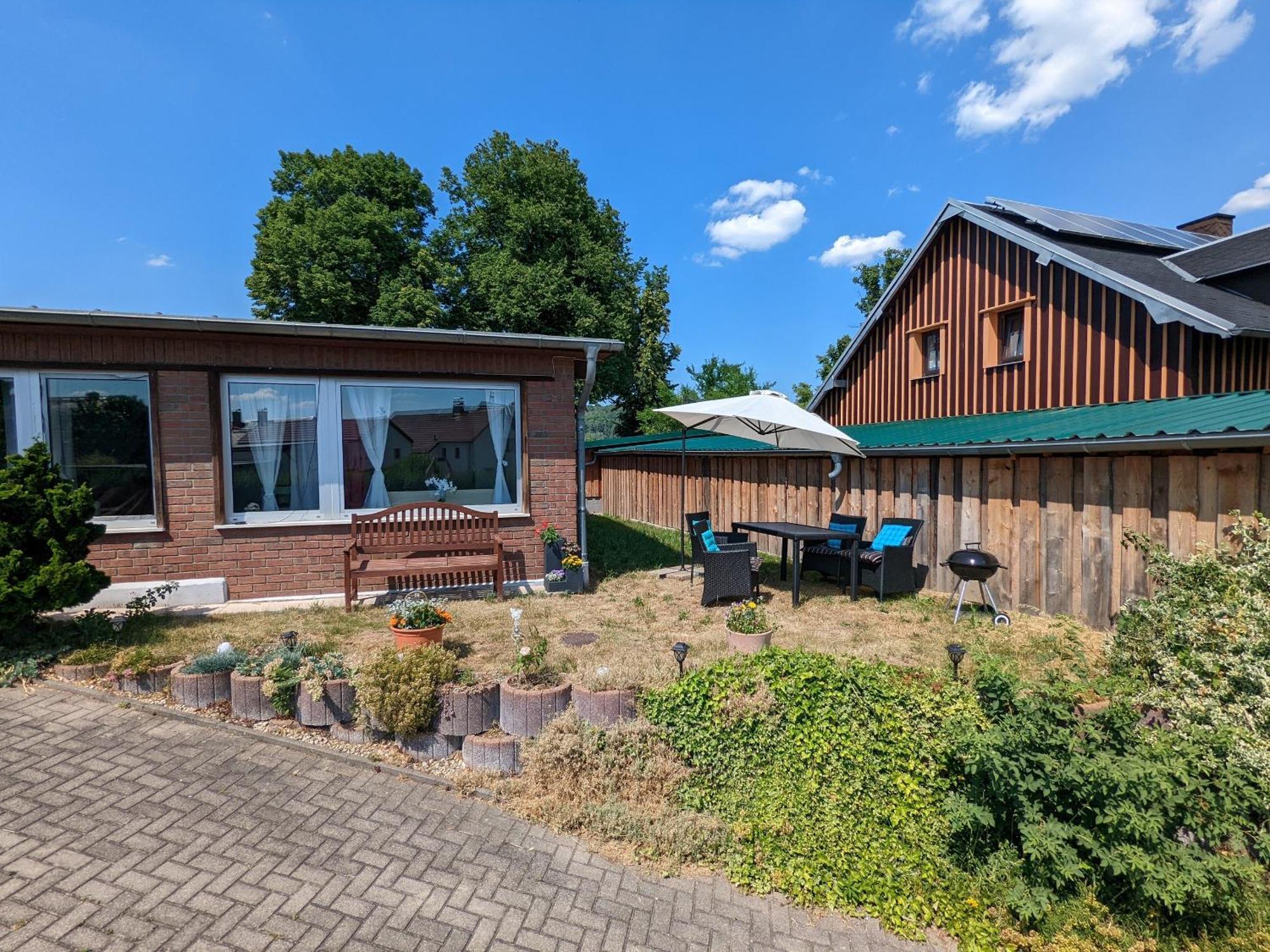 W4 - Urlaubsmagie- Pool, Terrasse, Barbecue Apartment Lichtenhain  Exterior photo